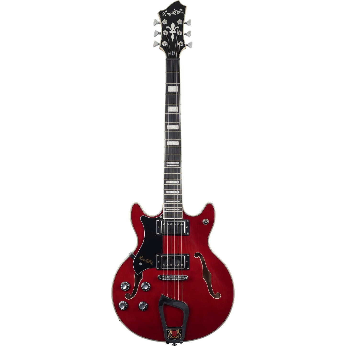 Hagstrom Alvar Left-Handed - Wild Cherry Transparent