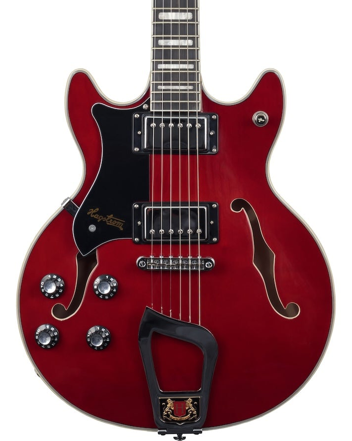 Hagstrom Alvar Left-Handed - Wild Cherry Transparent
