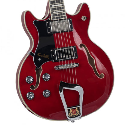 Hagstrom Alvar Left-Handed - Wild Cherry Transparent