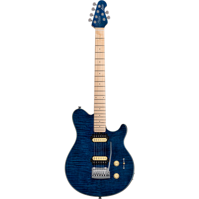 Sub Axis Flame Maple Top - Neptune Blue