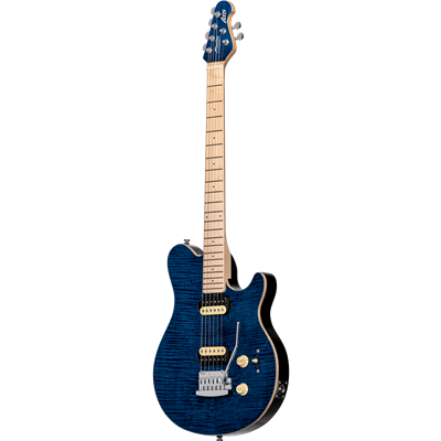 Sub Axis Flame Maple Top - Neptune Blue