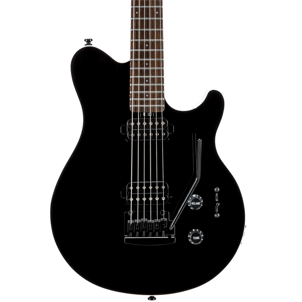 Sterling by Music Man Sub Axis - Black w/ White Binding