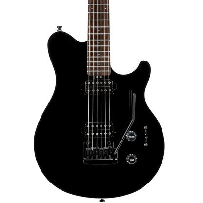 Sterling by Music Man Sub Axis - Black w/ White Binding