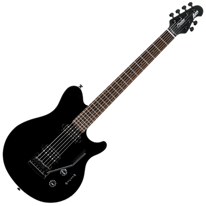 Sterling by Music Man Sub Axis - Black w/ White Binding