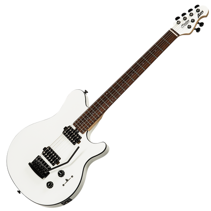 Sterling by Music Man Sub Axis - White w/ Black Binding