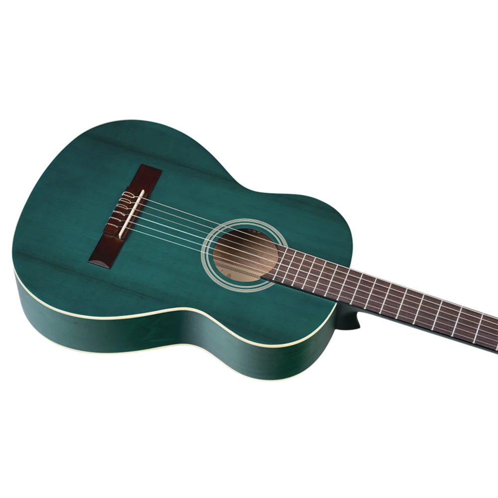 Ortega Student Series 3/4 Size - Spruce/Catalpa - Satin Ocean Blue