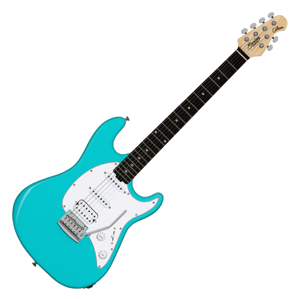 Sterling by Music Man Intro Series Cutlass CT20 HSS Amaranth Neck - Electric Blue