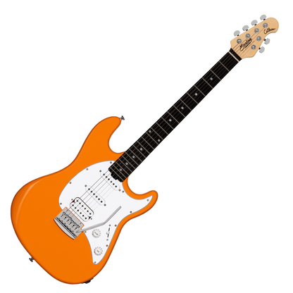 Sterling by Music Man Intro Series Cutlass CT20 HSS Amaranth Neck - Sunrise Orange