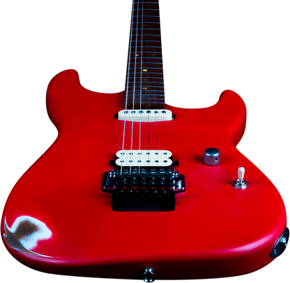 JET JS850 Electric Guitar - Red (Relic)