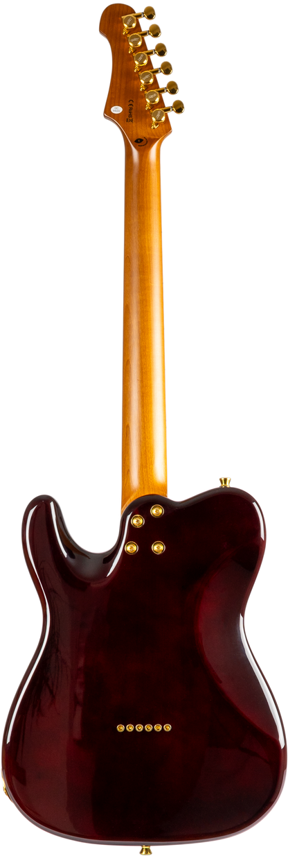 JET JT600 Electric Guitar - Tobacco Burst (Gold Hardware)
