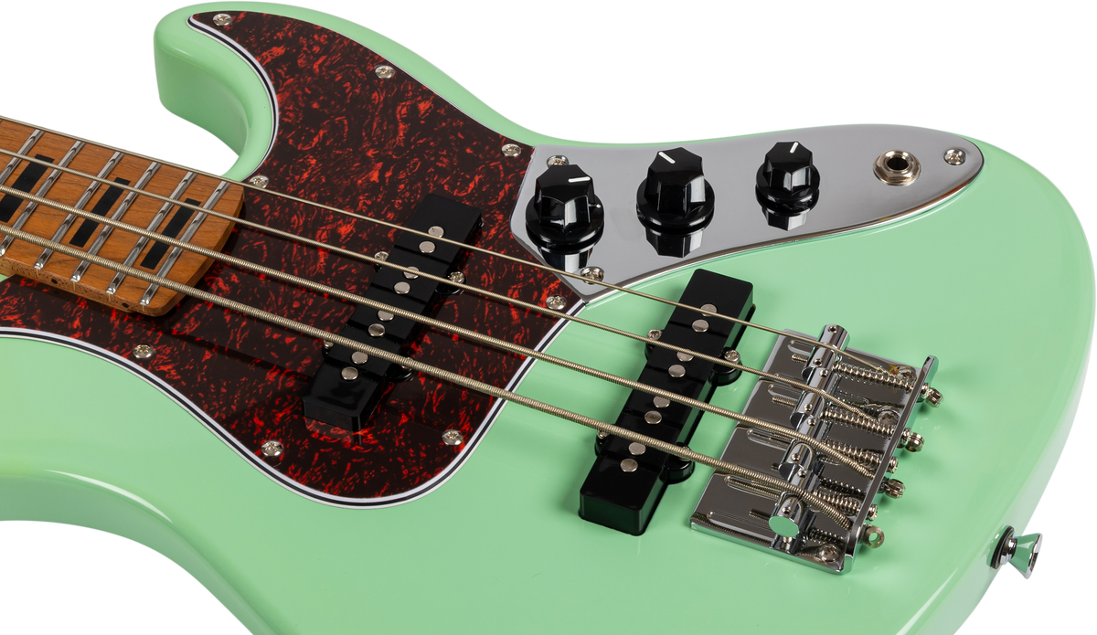 JET JB Travel Bass Guitar - Green