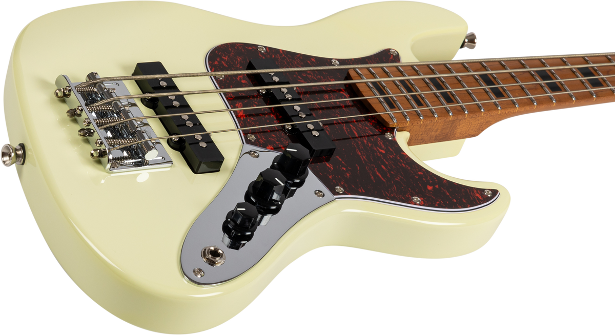 JET JB Travel Bass Guitar - White