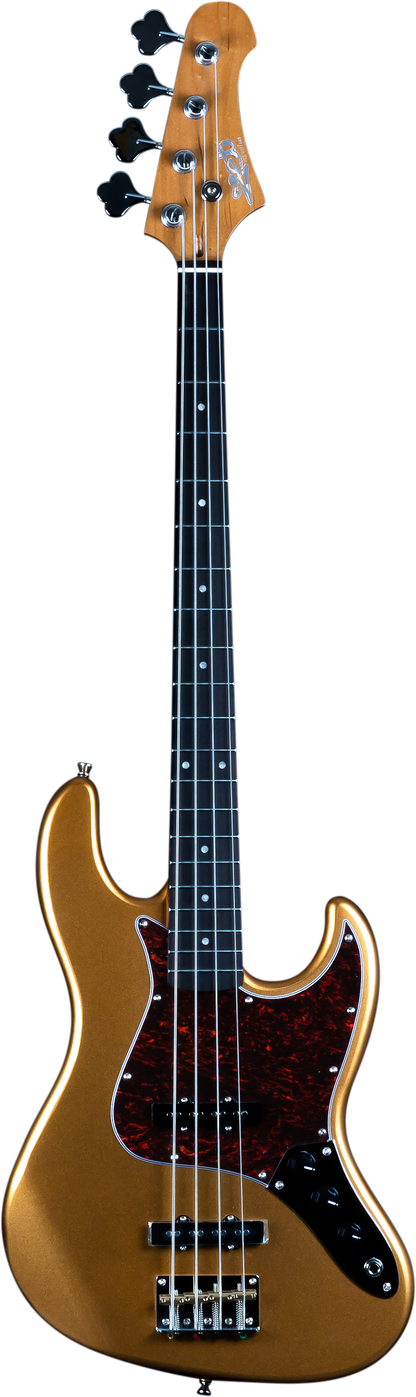 JET JJB300 Bass Guitar - Gold