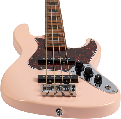 JET JB Travel Bass Guitar - Pink