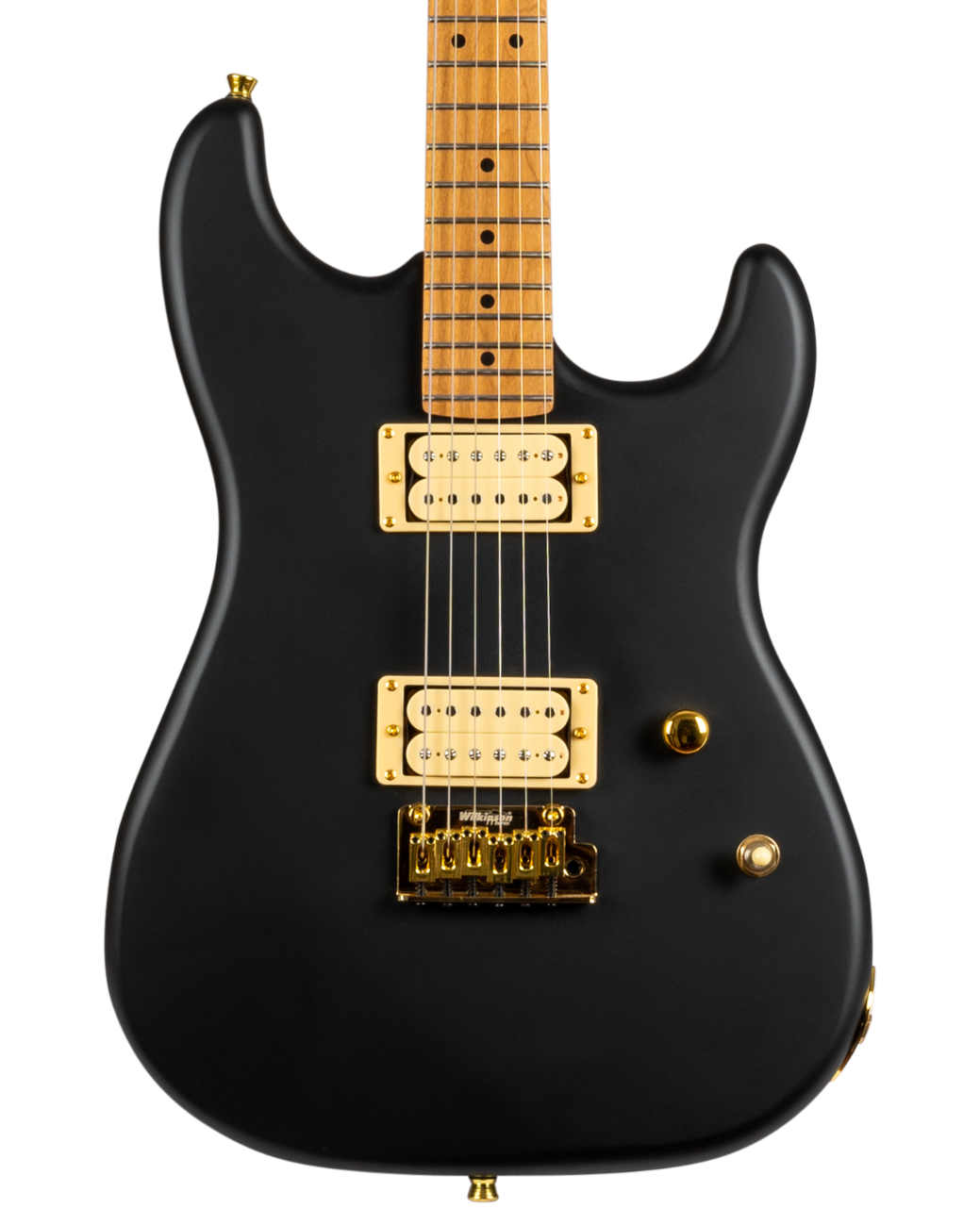 JET JS700 Electric Guitar - Matt Black (Gold Hardware)