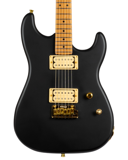 JET JS700 Electric Guitar - Matt Black (Gold Hardware)