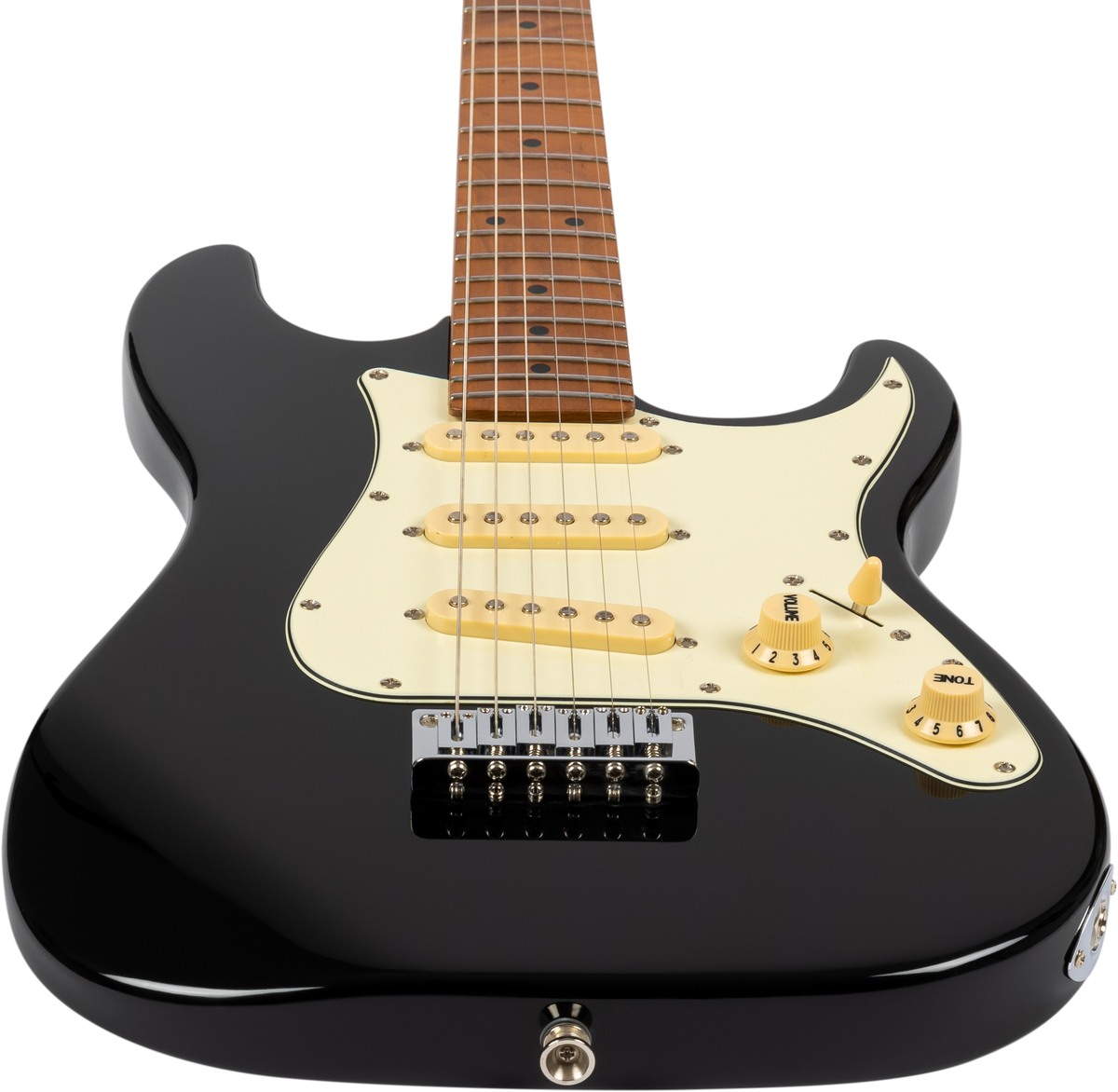 JET JS300 Electric Guitar - Black (Mini)