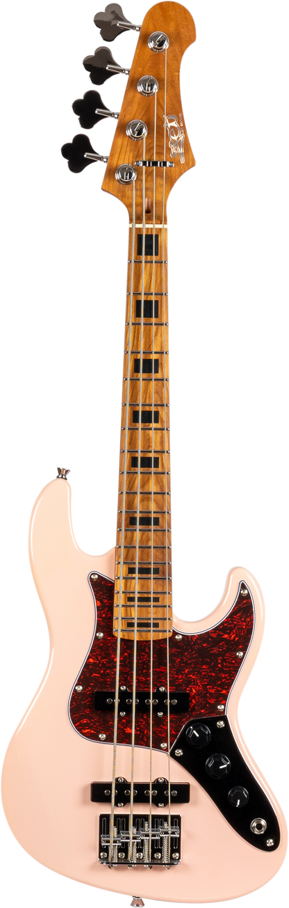 JET JB Travel Bass Guitar - Pink