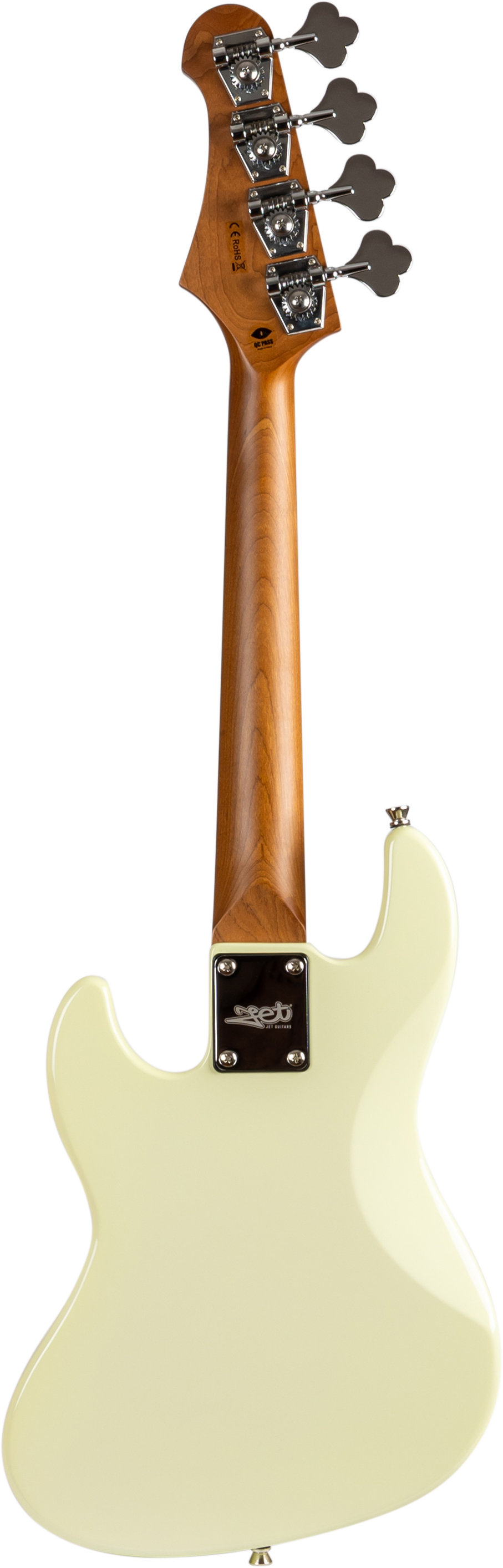 JET JB Travel Bass Guitar - White