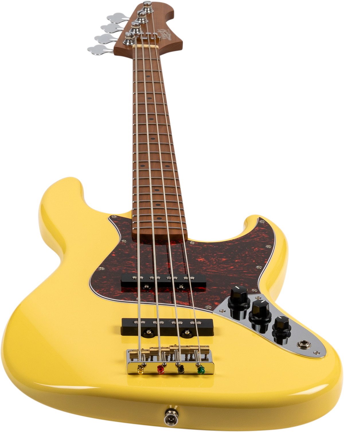 JET JJB300 Bass Guitar - Vintage Yellow