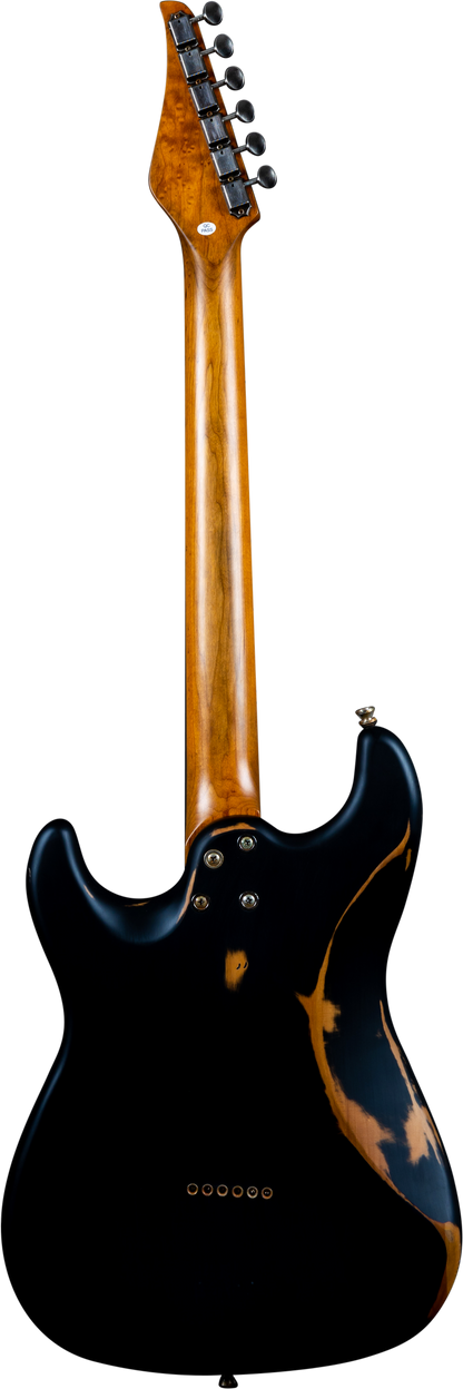 JET JS800 Electric Guitar - Black (Relic)