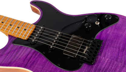 JET JS600 Electric Guitar - Trans Purple