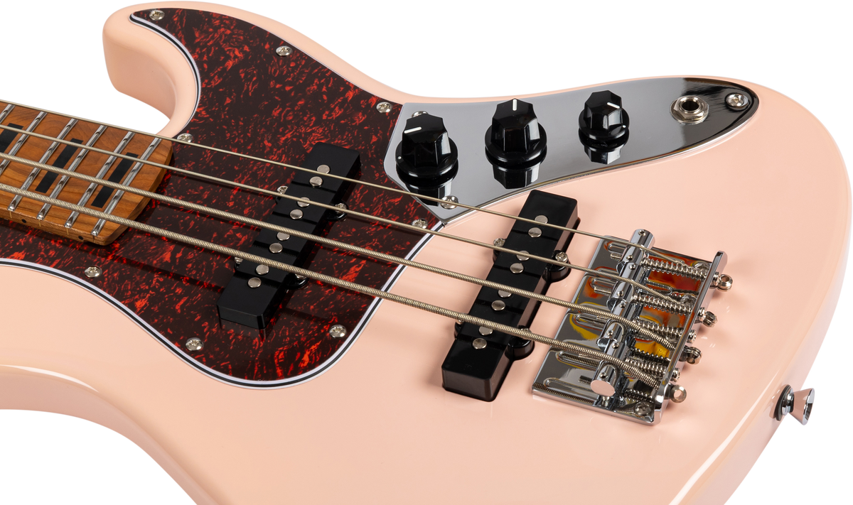 JET JB Travel Bass Guitar - Pink