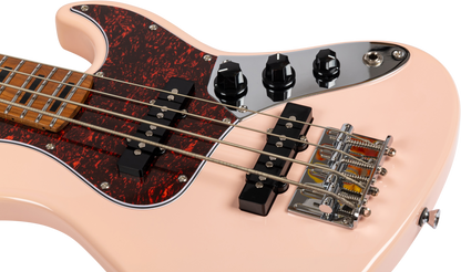 JET JB Travel Bass Guitar - Pink