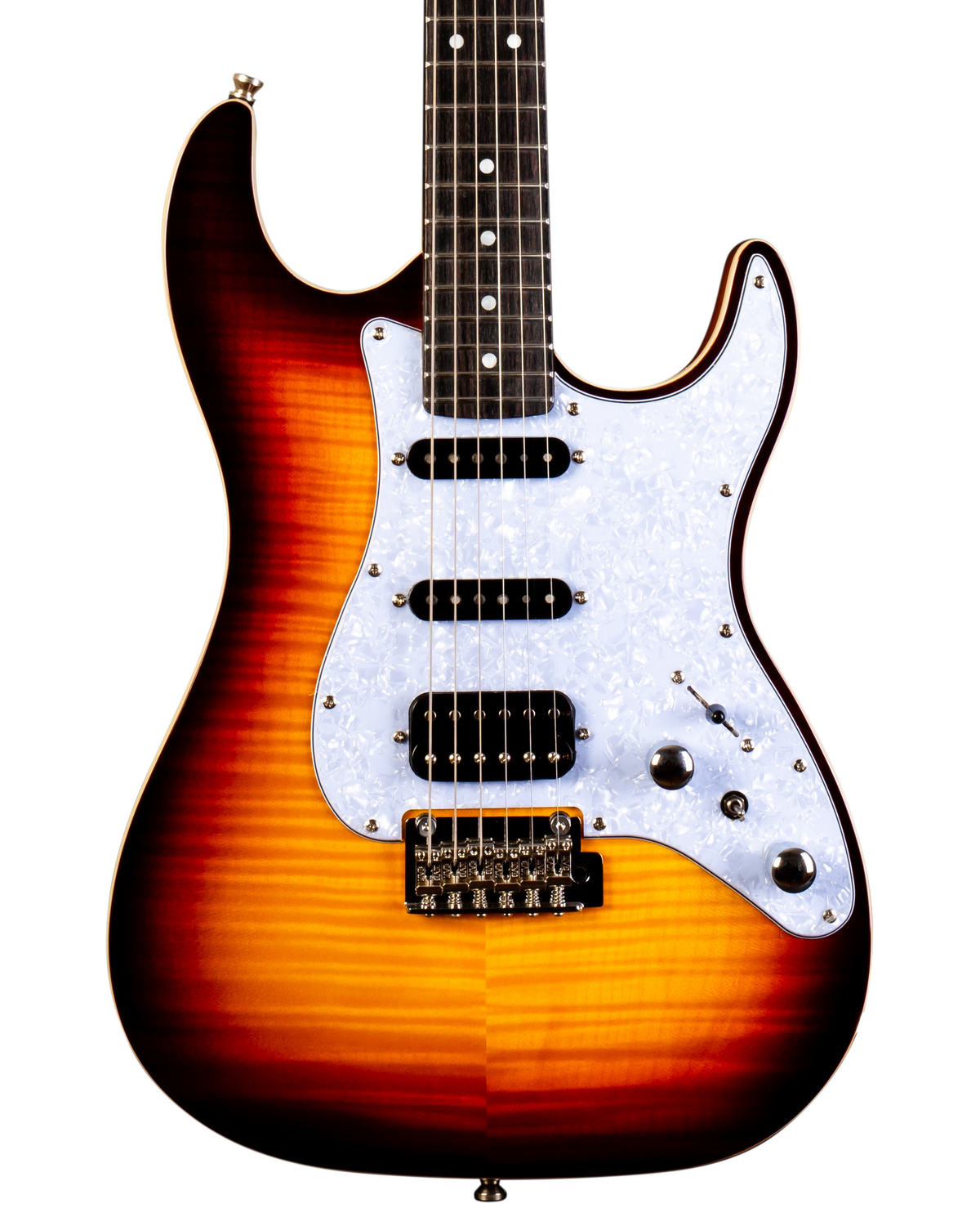JET JS600 Electric Guitar - Brown Sunburst