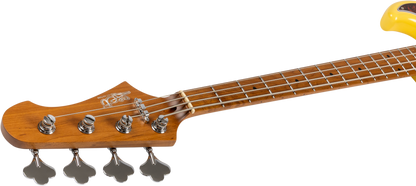 JET JJB300 Bass Guitar - Vintage Yellow