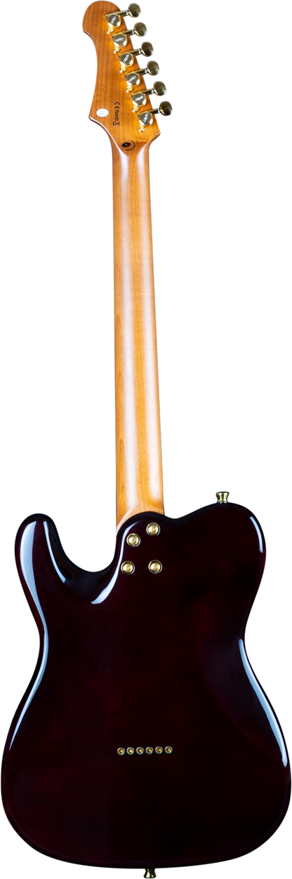 JET JT600 Electric Guitar - Tobacco Burst (Gold Hardware)