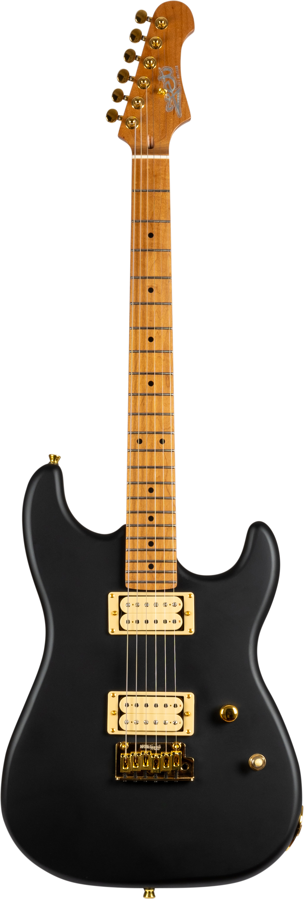 JET JS700 Electric Guitar - Matt Black (Gold Hardware)