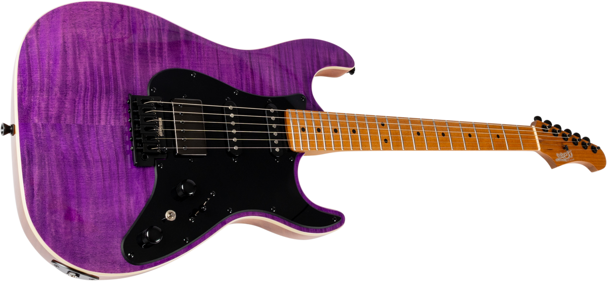 JET JS600 Electric Guitar - Trans Purple