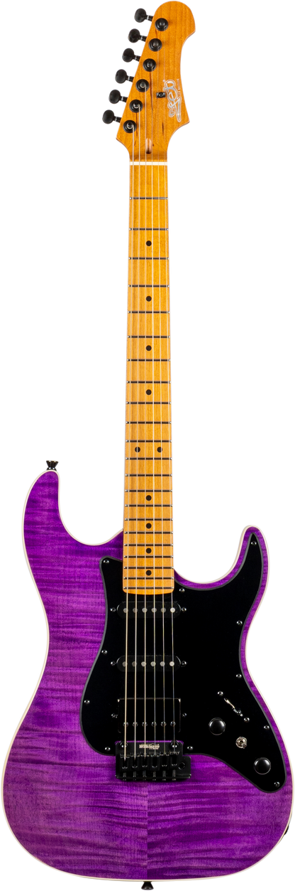 JET JS600 Electric Guitar - Trans Purple