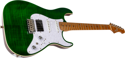 JET JS600 Electric Guitar - Trans Green