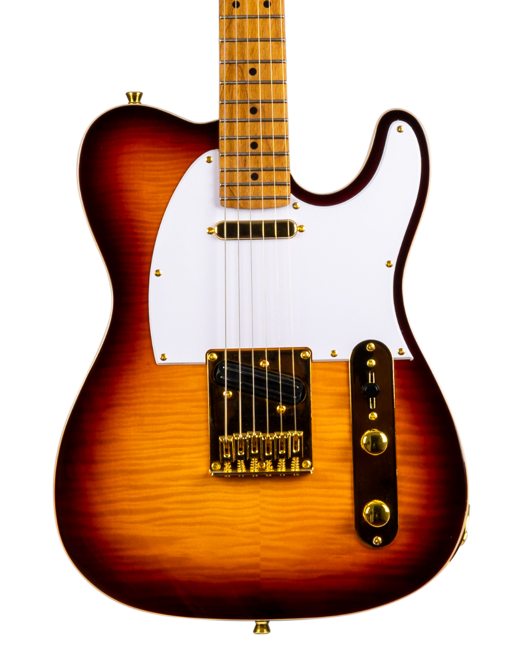 JET JT600 Electric Guitar - Tobacco Burst (Gold Hardware)