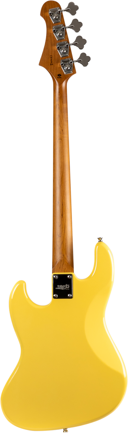 JET JJB300 Bass Guitar - Vintage Yellow