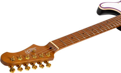 JET JT600 Electric Guitar - Purple Burst (Gold Hardware)