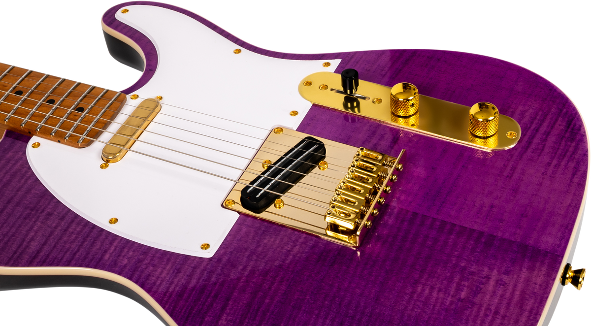 JET JT600 Electric Guitar - Purple Burst (Gold Hardware)