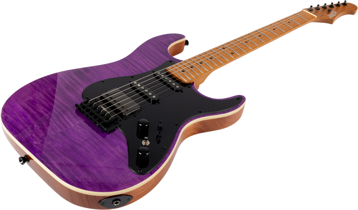 JET JS600 Electric Guitar - Trans Purple