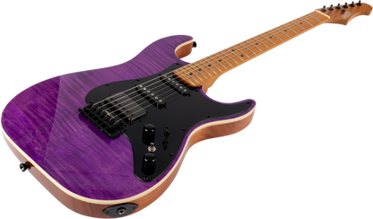 JET JS600 Electric Guitar - Trans Purple