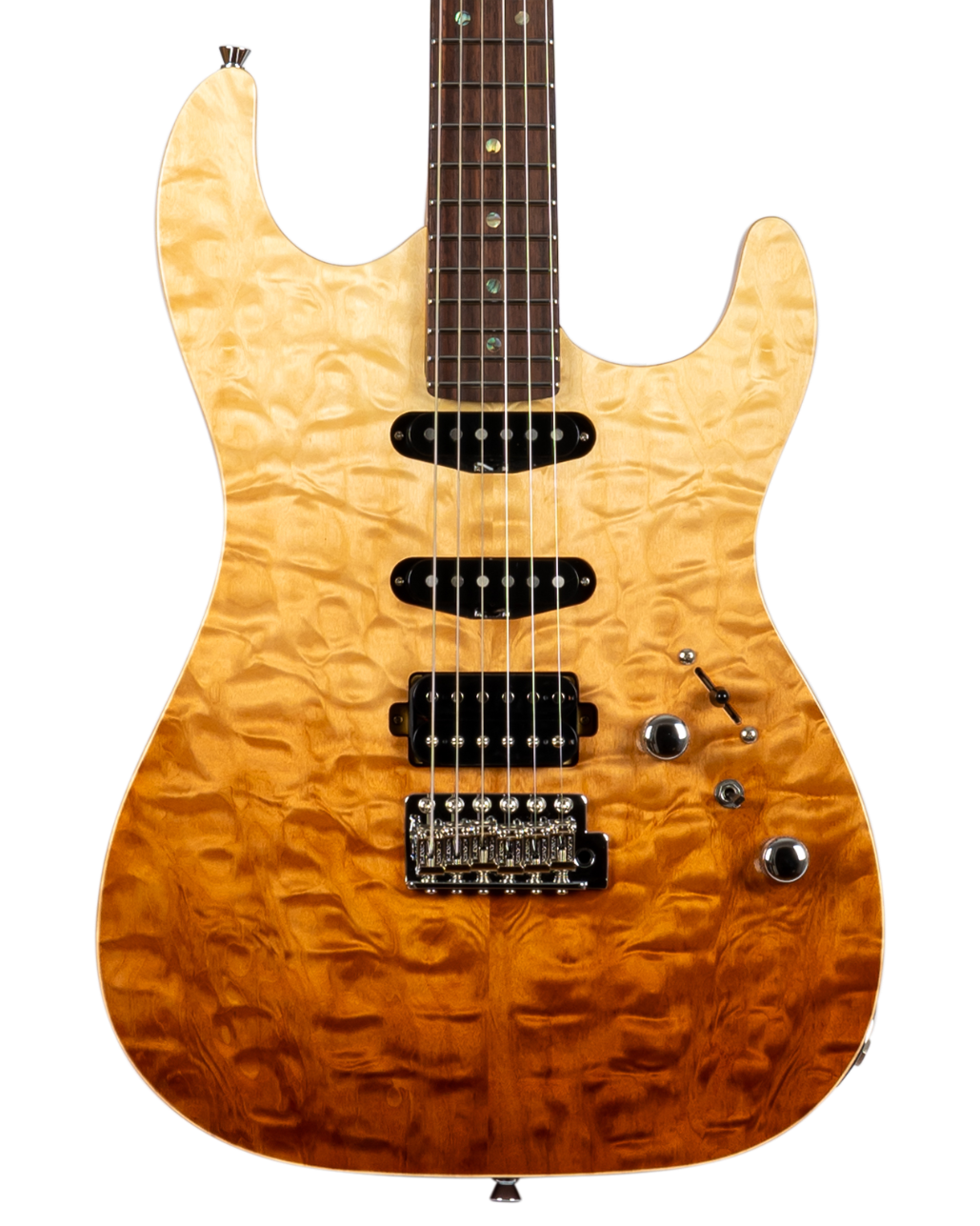 JET Elite JS45 Electric Guitar - Fireburst