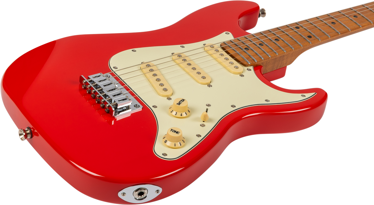 JET JS300 Electric Guitar - Red (Mini)