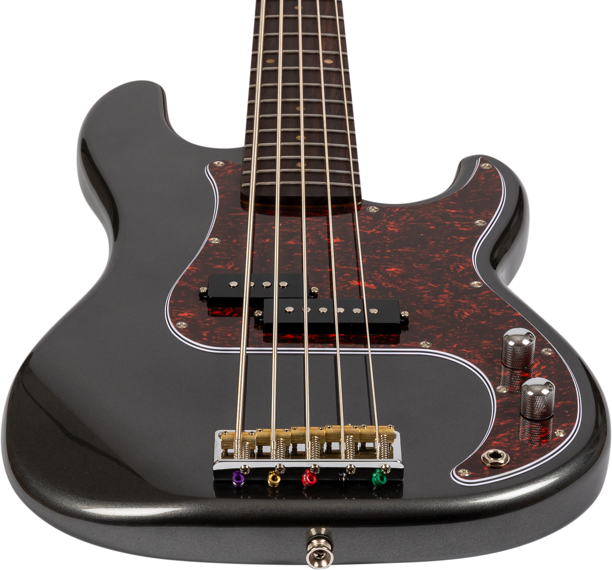JET JPB305 Bass Guitar - Charcoal