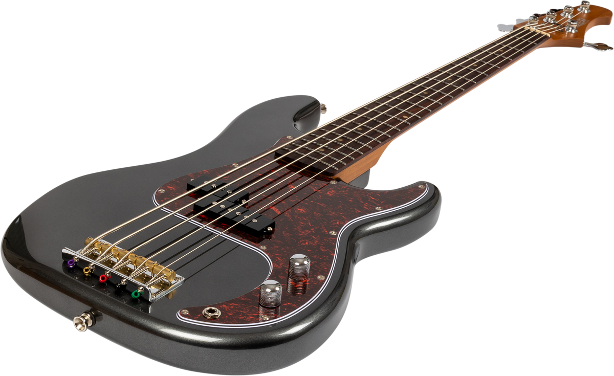 JET JPB305 Bass Guitar - Charcoal