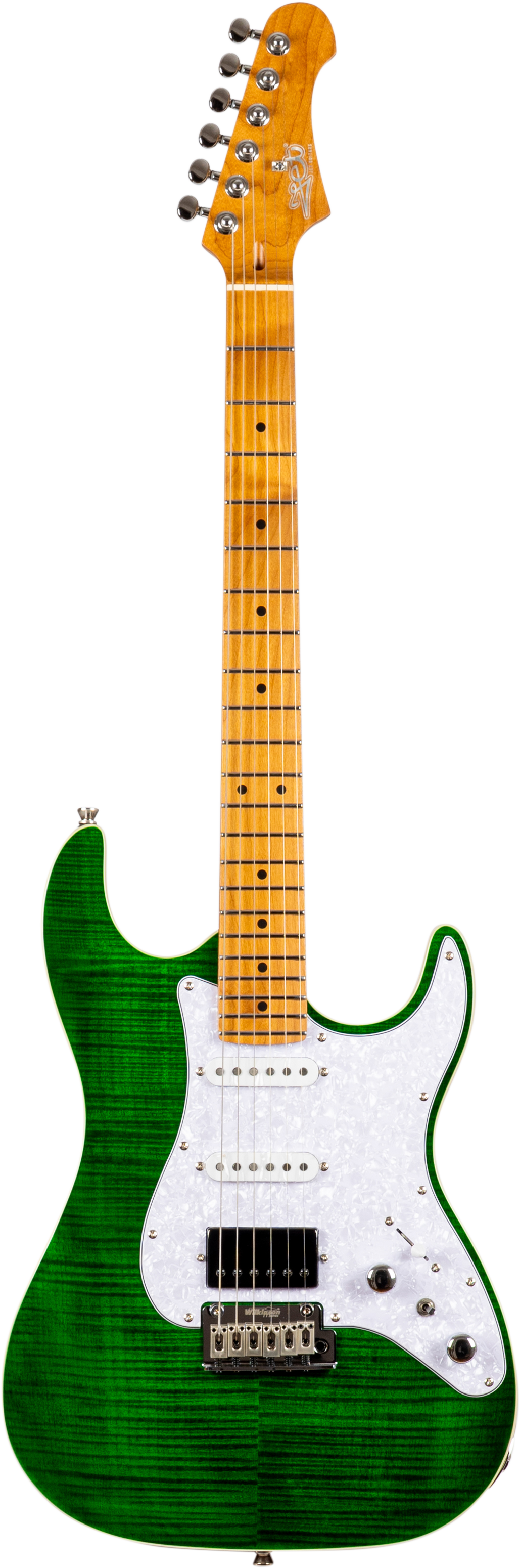JET JS600 Electric Guitar - Trans Green