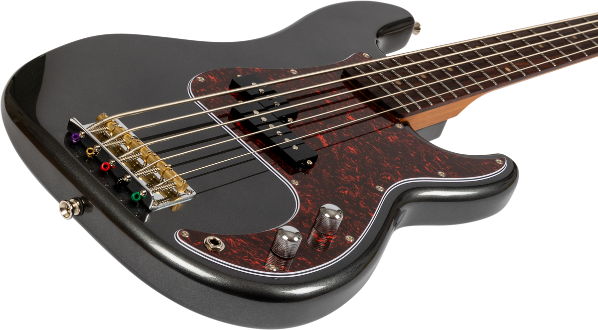 JET JPB305 Bass Guitar - Charcoal