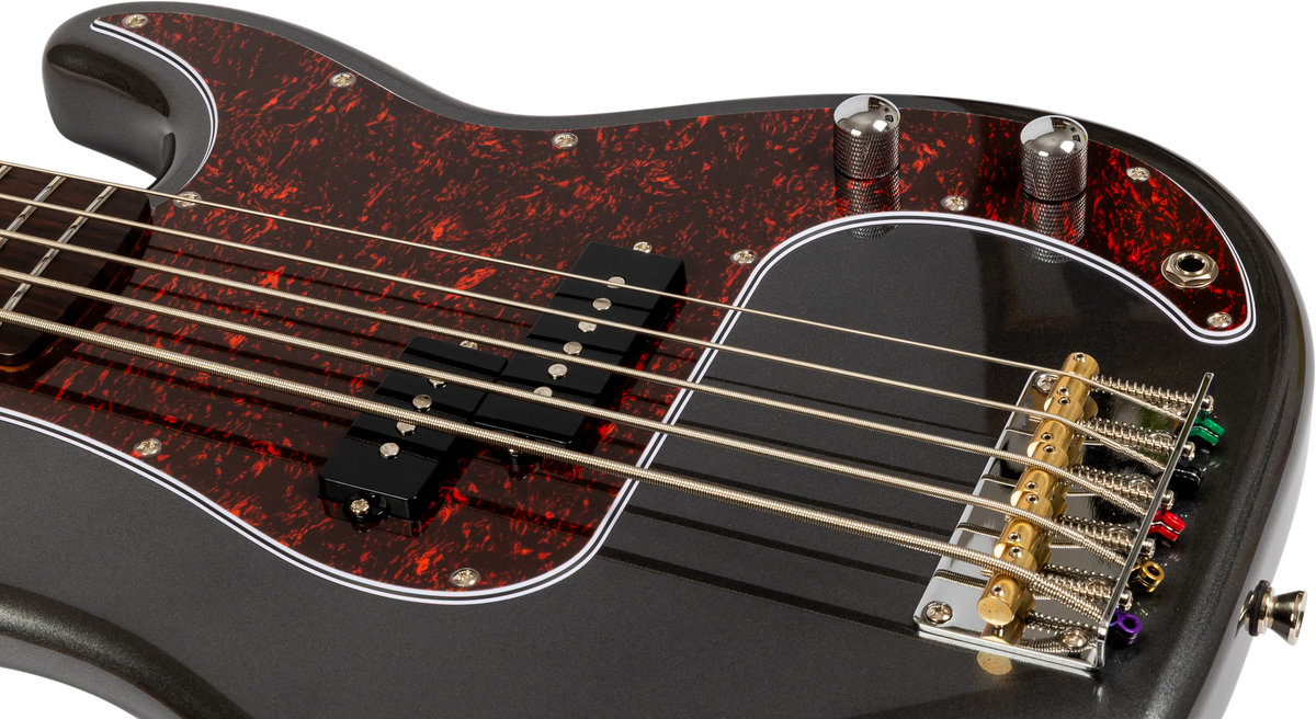 JET JPB305 Bass Guitar - Charcoal
