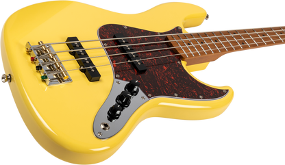 JET JJB300 Bass Guitar - Vintage Yellow