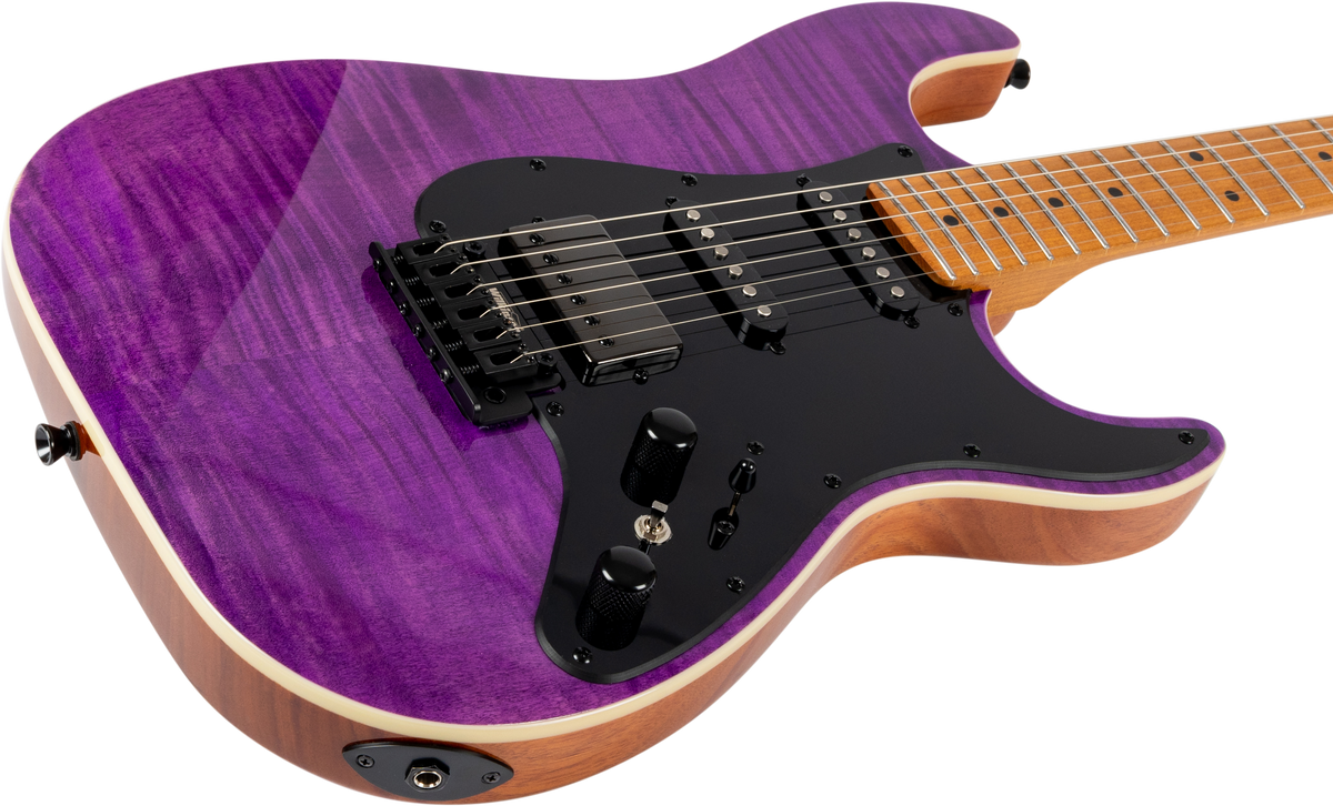 JET JS600 Electric Guitar - Trans Purple